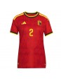 Belgie Zeno Debast #2 Domácí Dres pro Dámské MS 2026 Krátký Rukáv Belgie Zeno Debast #2 Domácí Dres pro Dámské MS 2026 Krátký Rukáv